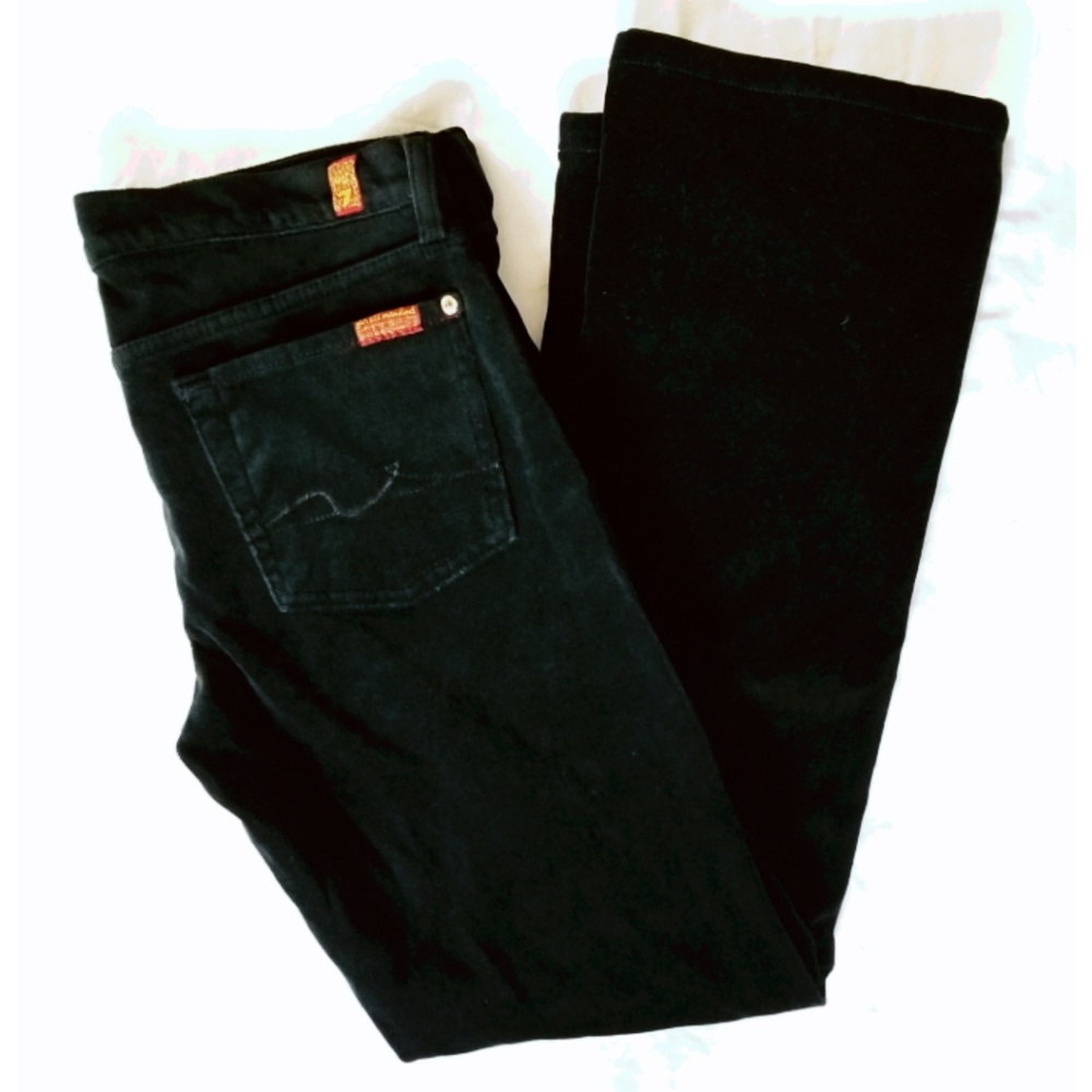 7 for all mankind | Black Velvet Jeans